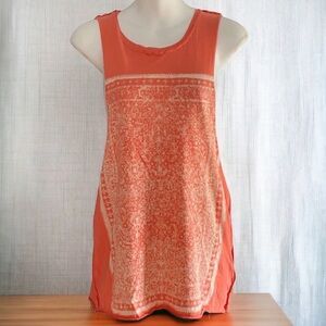 🤑10/$100 Project Social T  pink raw edge open side yoga athletic workout top S